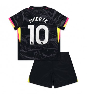 Chelsea Mykhailo Mudryk #10 Alternativní dres komplet pro Děti 2024-25 Krátkým Rukávem (+ Krátké kalhoty)